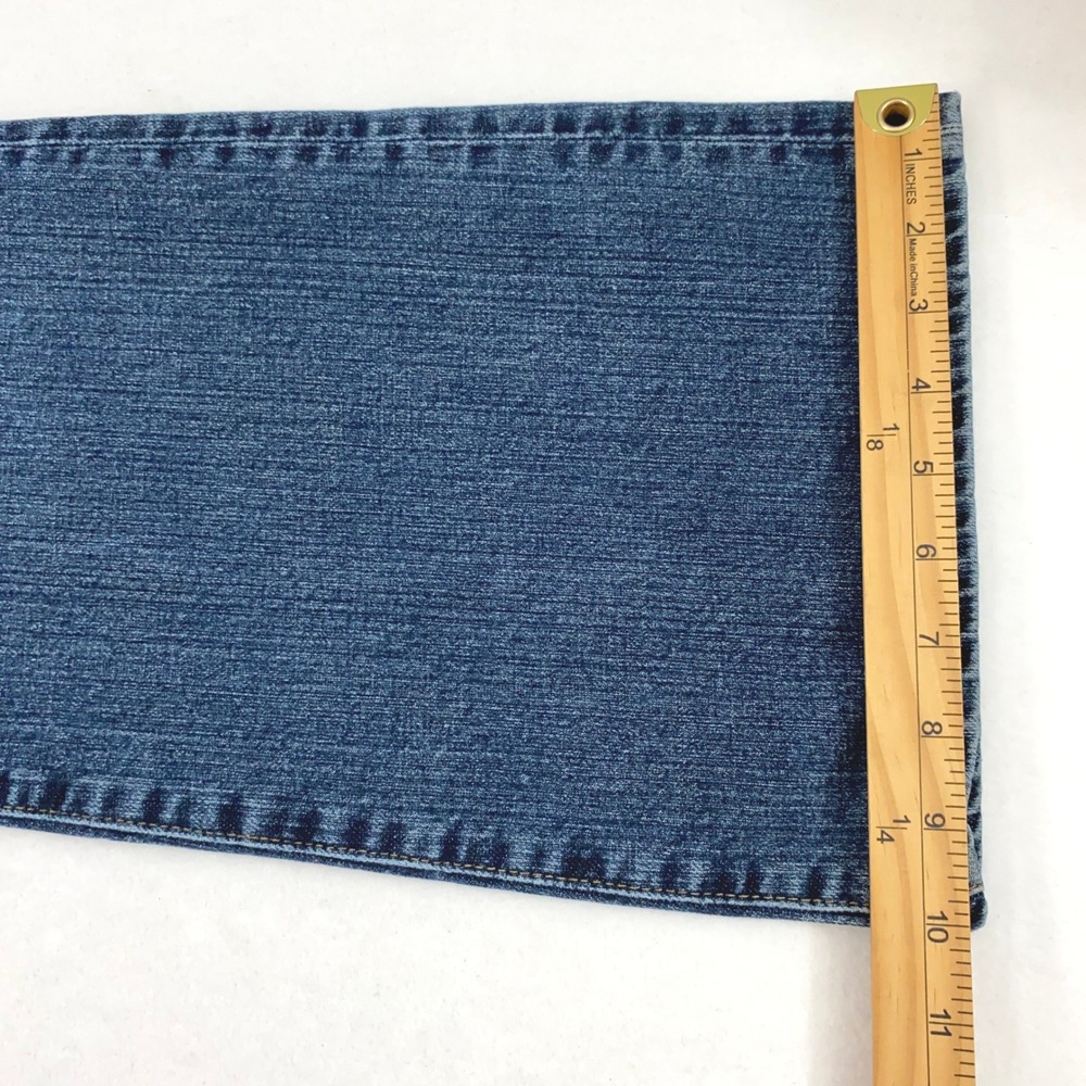 GAP‎ Flare Jeans Women Size 12 R Medium Wash Denim Stretch Mid Rise - Picture 10 of 11